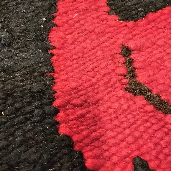 Vintage Woven Wool Hall Hanging - Picture 8 of 12